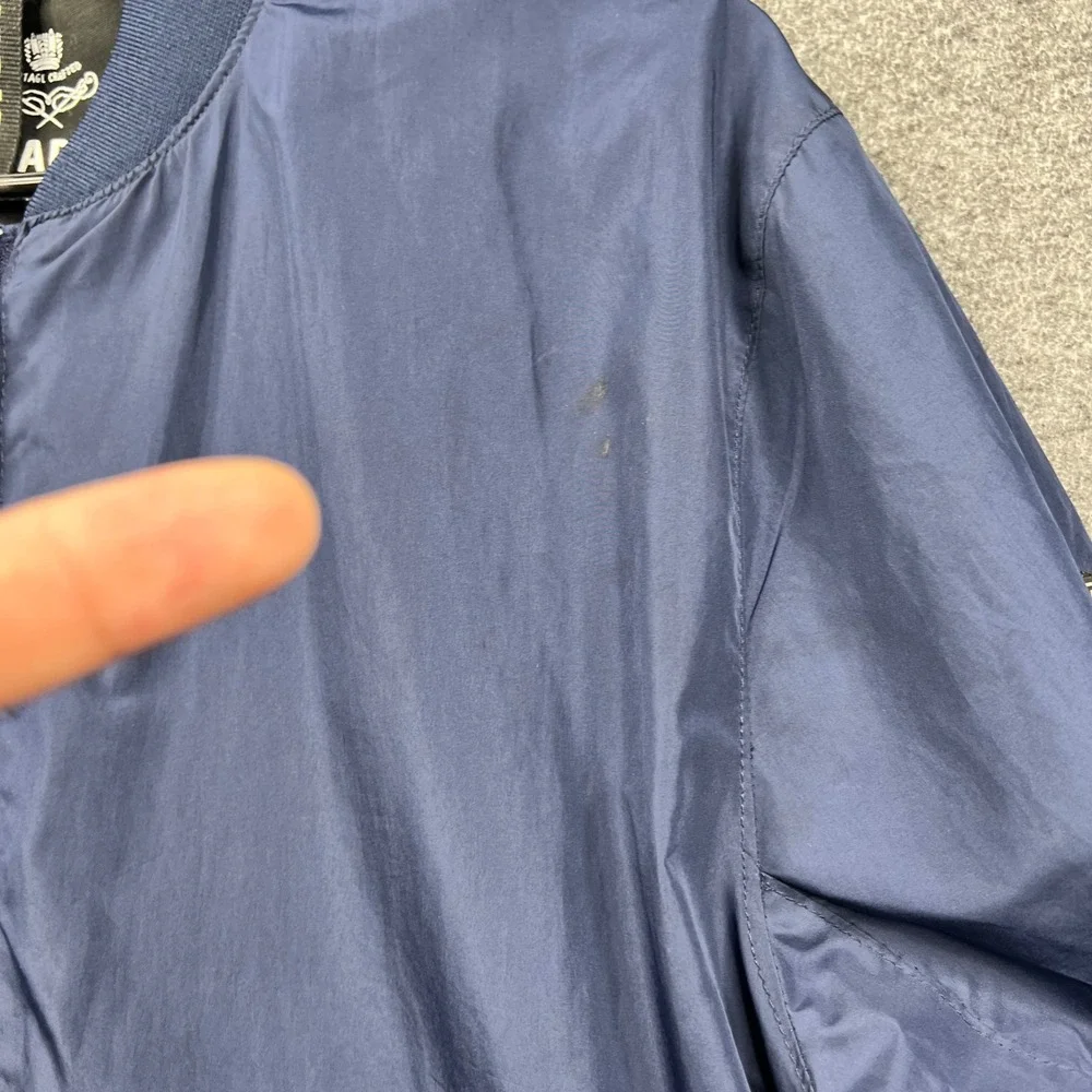 Threadbare faint stains